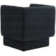 Meridian Furniture Vera Black Boucle Fabric Accent Chair