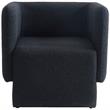 Meridian Furniture Vera Black Boucle Fabric Accent Chair