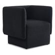 Meridian Furniture Vera Black Boucle Fabric Accent Chair