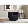 Meridian Furniture Vera Black Boucle Fabric Accent Chair