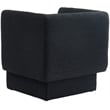 Meridian Furniture Vera Black Boucle Fabric Accent Chair