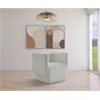 Meridian Furniture Vera Cream Boucle Fabric Accent Chair