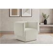 Meridian Furniture Vera Cream Boucle Fabric Accent Chair