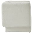 Meridian Furniture Vera Cream Boucle Fabric Accent Chair