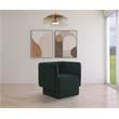 Meridian Furniture Vera Green Boucle Fabric Accent Chair