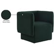 Meridian Furniture Vera Green Boucle Fabric Accent Chair