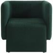 Meridian Furniture Vera Green Boucle Fabric Accent Chair