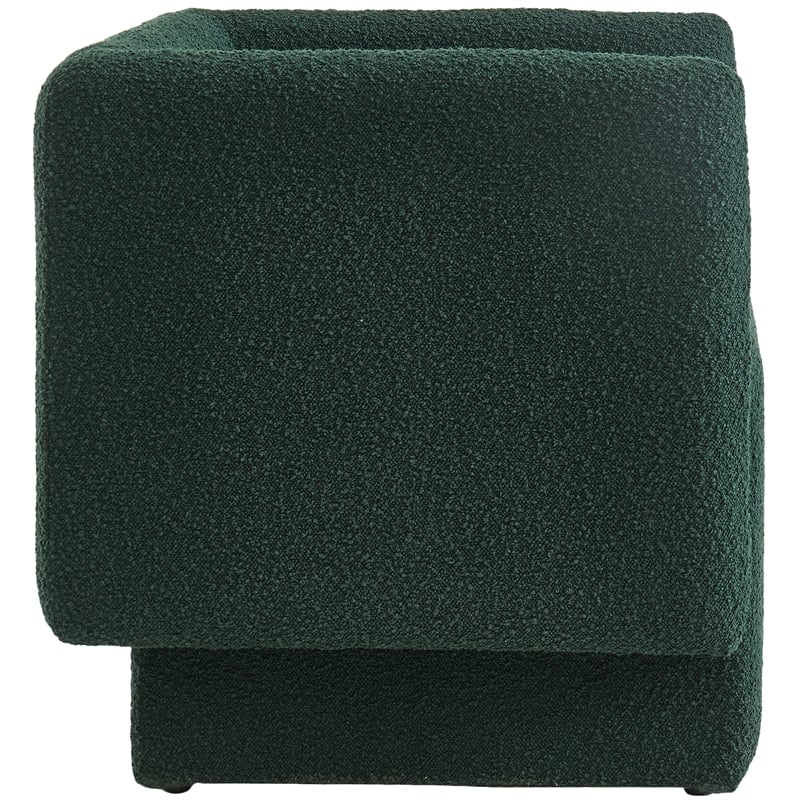 Meridian Furniture Vera Green Boucle Fabric Accent Chair