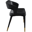 Meridian Furniture Destiny Black Velvet Bench