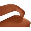 Meridian Furniture Destiny Cognac Velvet Bench