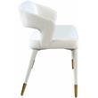 Meridian Furniture Destiny Cream Velvet Bench
