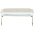 Meridian Furniture Destiny Cream Velvet Bench