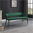 Meridian Furniture Destiny Green Velvet Bench
