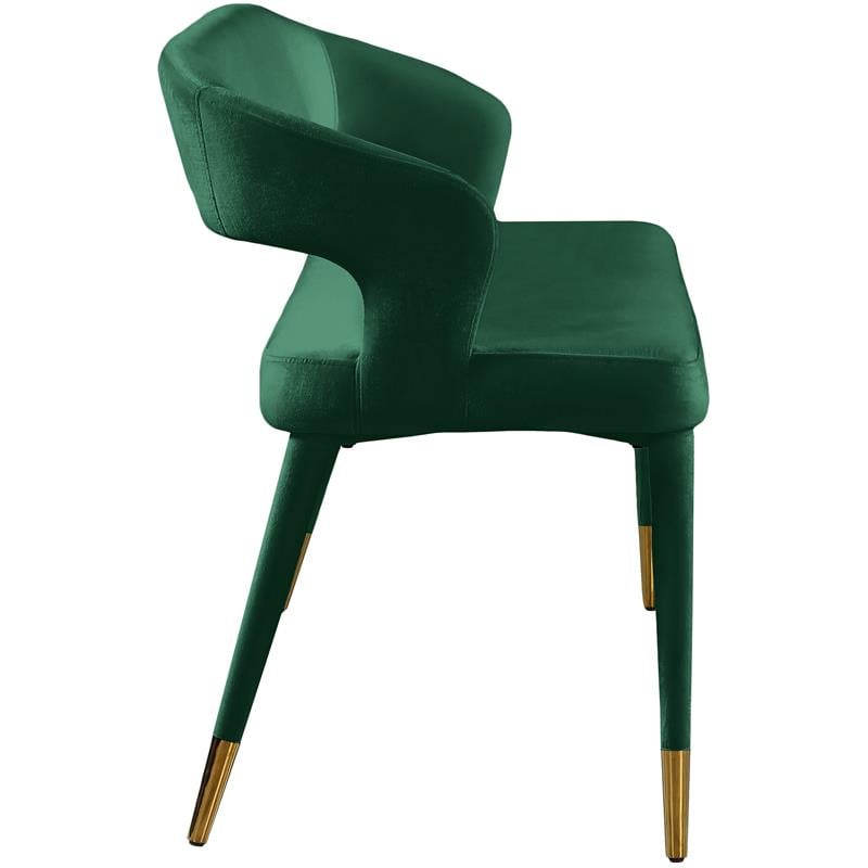 Meridian Furniture Destiny Green Velvet Bench