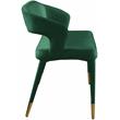 Meridian Furniture Destiny Green Velvet Bench