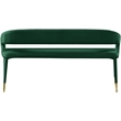 Meridian Furniture Destiny Green Velvet Bench
