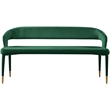 Meridian Furniture Destiny Green Velvet Bench