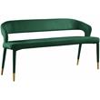 Meridian Furniture Destiny Green Velvet Bench
