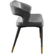 Meridian Furniture Destiny Grey Velvet Bench