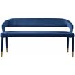 Meridian Furniture Destiny Navy Velvet Bench