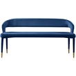 Meridian Furniture Destiny Navy Velvet Bench