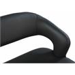 Meridian Furniture Destiny Black Vegan Leather Bench