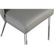 Meridian Furniture Logan Grey Vegan Leather Dining Chair