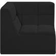 Meridian Furniture Relax Black Velvet Corner Chair