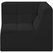 Meridian Furniture Relax Black Velvet Corner Chair