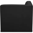 Meridian Furniture Relax Black Velvet Corner Chair