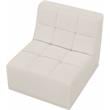 Meridian Furniture Relax Cream Velvet Armless Chair