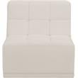 Meridian Furniture Relax Cream Velvet Armless Chair