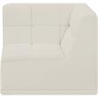 Meridian Furniture Relax Cream Velvet Corner Chair