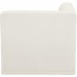 Meridian Furniture Relax Cream Velvet Corner Chair