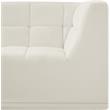 Meridian Furniture Relax Cream Velvet Corner Chair
