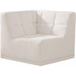 Meridian Furniture Relax Cream Velvet Corner Chair
