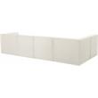 Meridian Furniture Relax Cream Velvet Modular Sectional