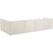 Meridian Furniture Relax Cream Velvet Modular Sectional