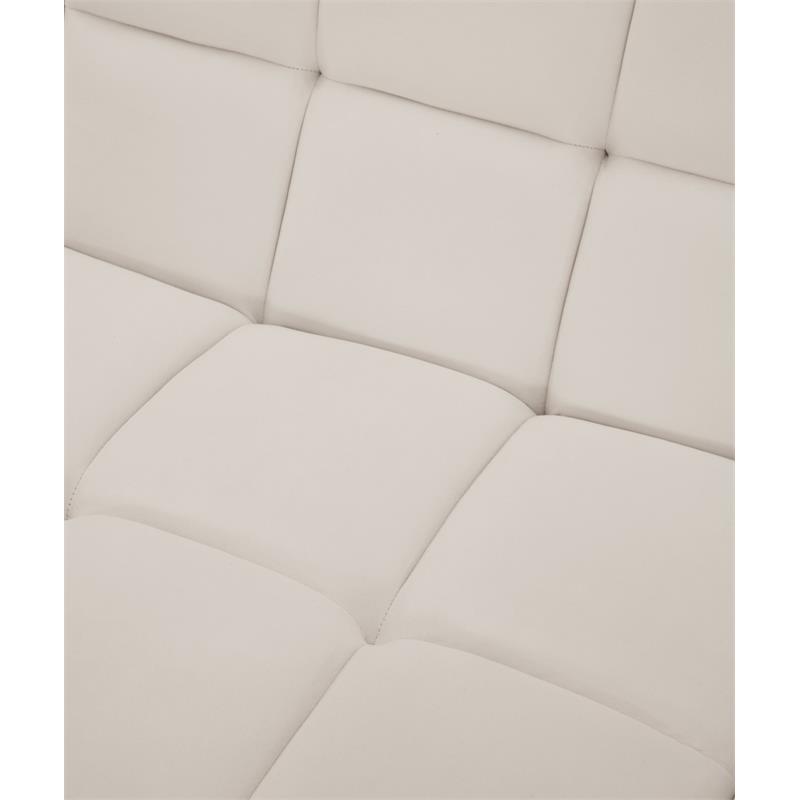 Meridian Furniture Relax Cream Velvet Modular Sectional