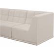 Meridian Furniture Relax Cream Velvet Modular Sectional