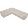 Meridian Furniture Relax Cream Velvet Modular Sectional