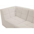 Meridian Furniture Relax Cream Velvet Modular Sectional
