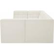 Meridian Furniture Relax Cream Velvet Modular Sectional