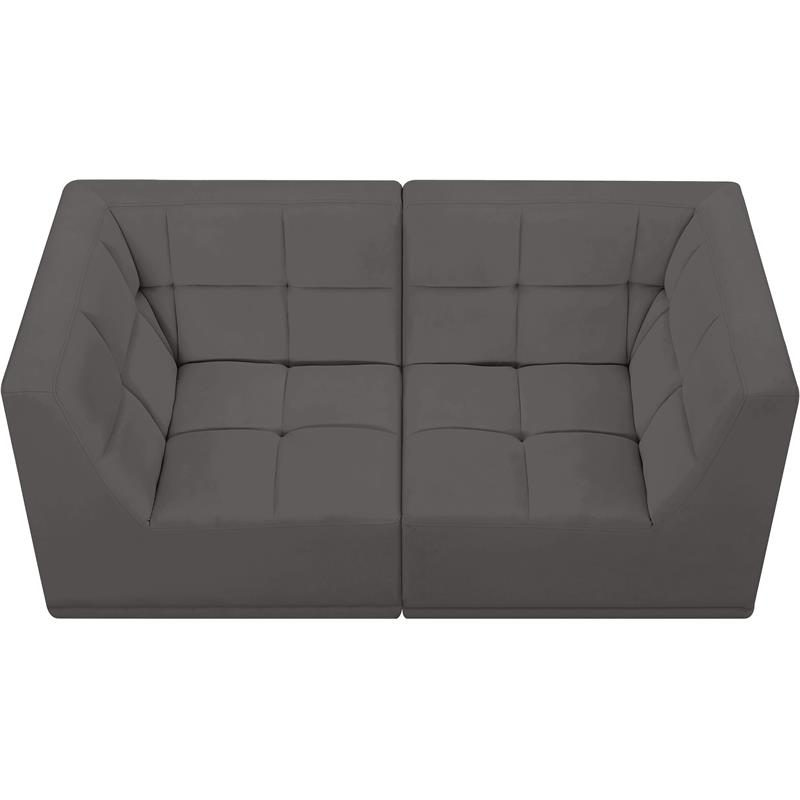 Meridian Furniture Relax Velvet Modular 68 Meridian Furniture Relax Velvet Modular 68