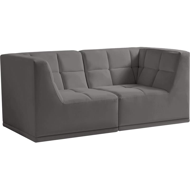 Meridian Furniture Relax Velvet Modular 68 Meridian Furniture Relax Velvet Modular 68