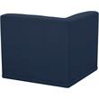 Meridian Furniture Relax Navy Velvet Corner Chair