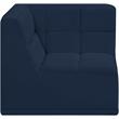Meridian Furniture Relax Navy Velvet Corner Chair