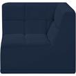 Meridian Furniture Relax Navy Velvet Corner Chair