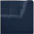 Meridian Furniture Relax Navy Velvet Corner Chair