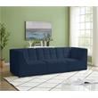 Meridian Furniture Relax Navy Velvet Modular Sofa